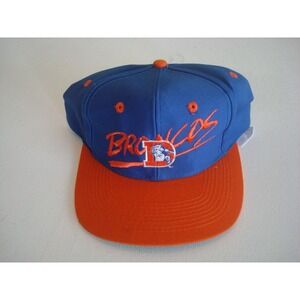DENVER BRONCOS AJD SCRIPT   90S  SNAPBACK GOLF BEACH HAT CAP VINTAGE EE2